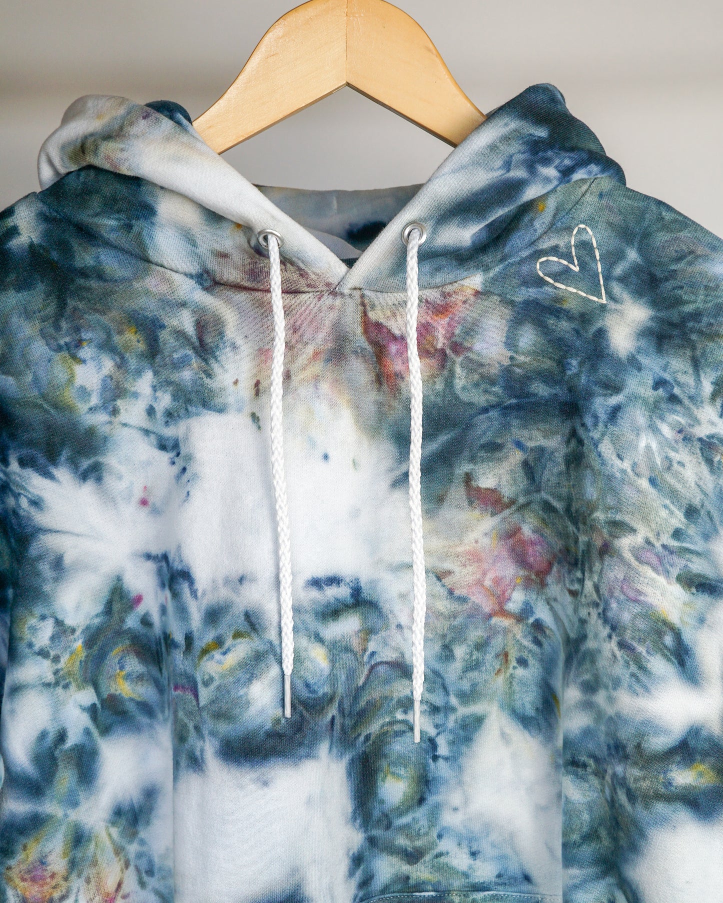ice dyed hoodie