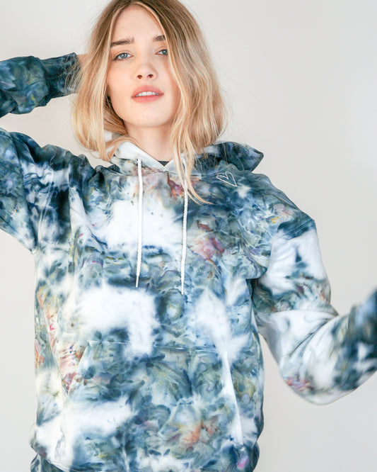 ice dyed hoodie