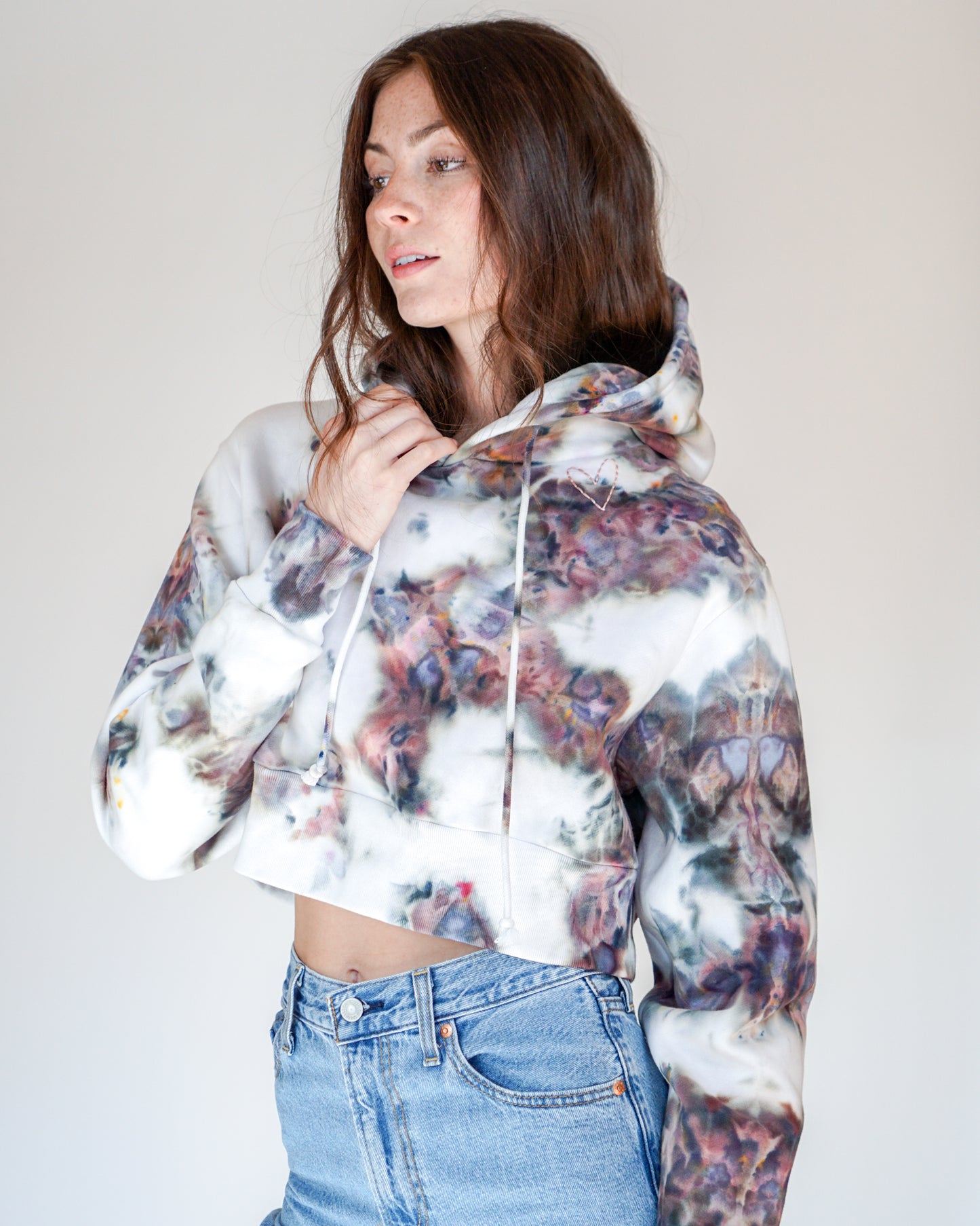 Stormy Cropped Hoodie