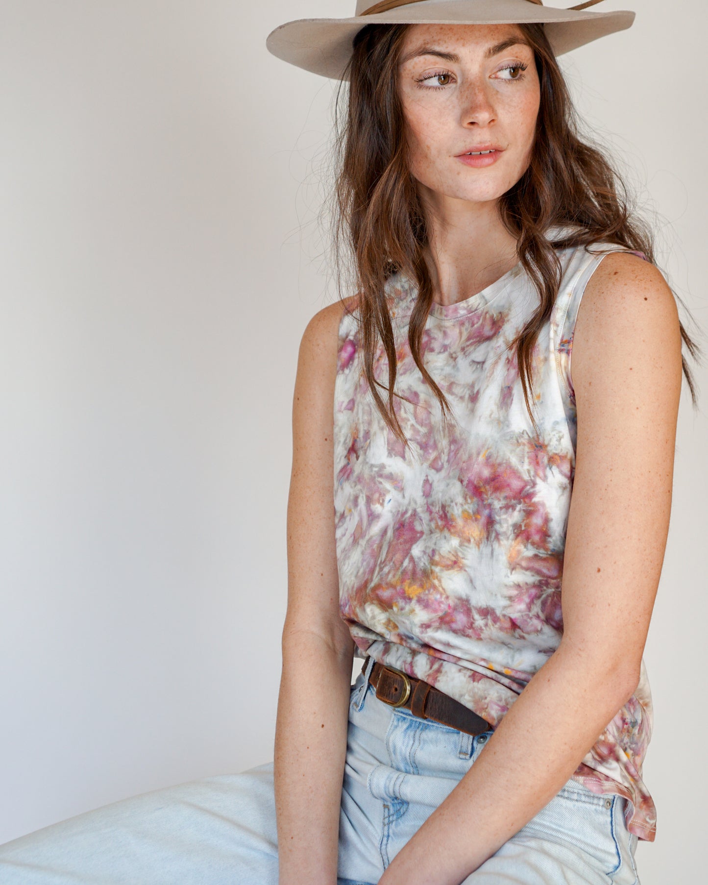 Desert Bloom Sleeveless Top