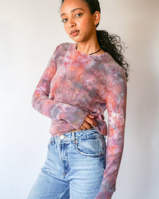 hand dyed cashmere sweater