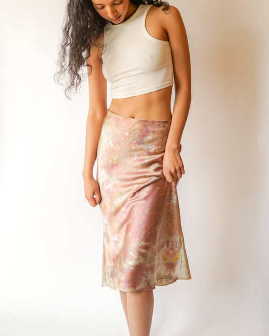 silk skirt
