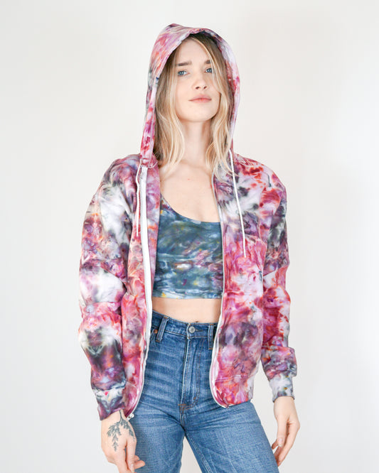 Roses Zip-up Hoodie