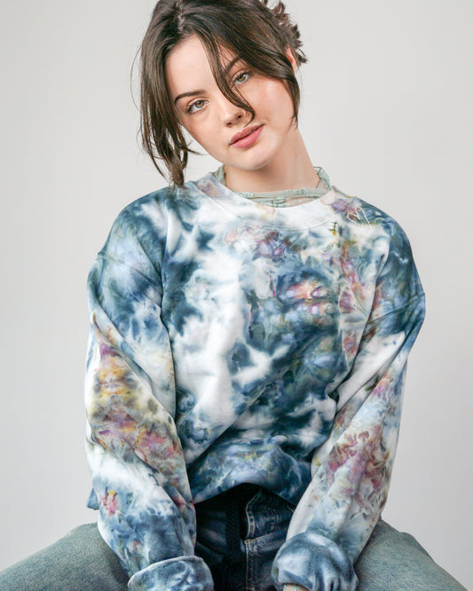 ice dyed sweatshirt