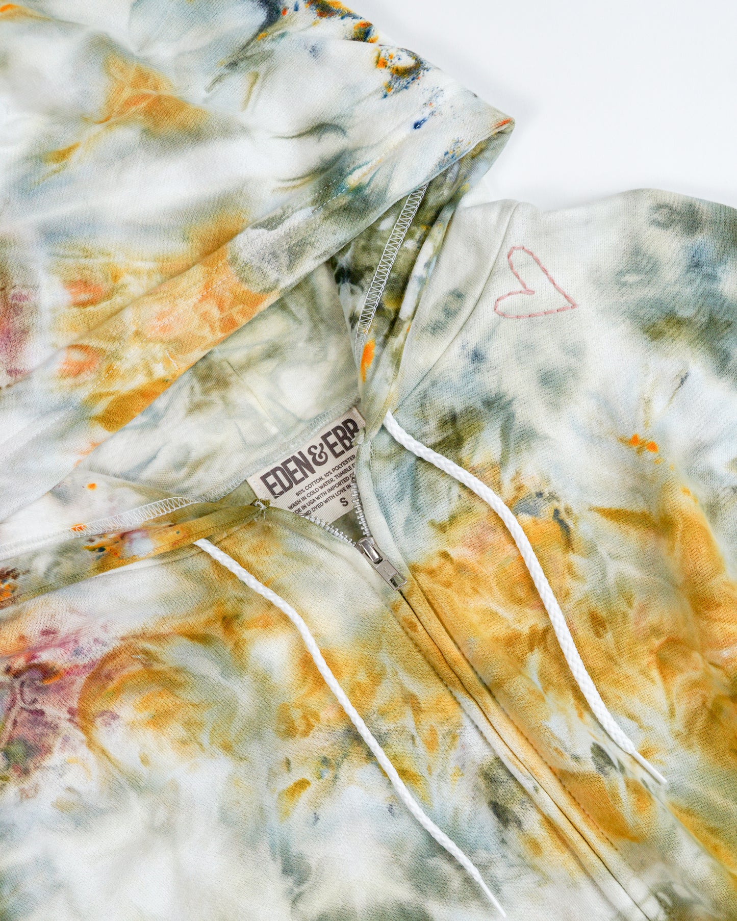 Water Lily Zip-up Hoodie